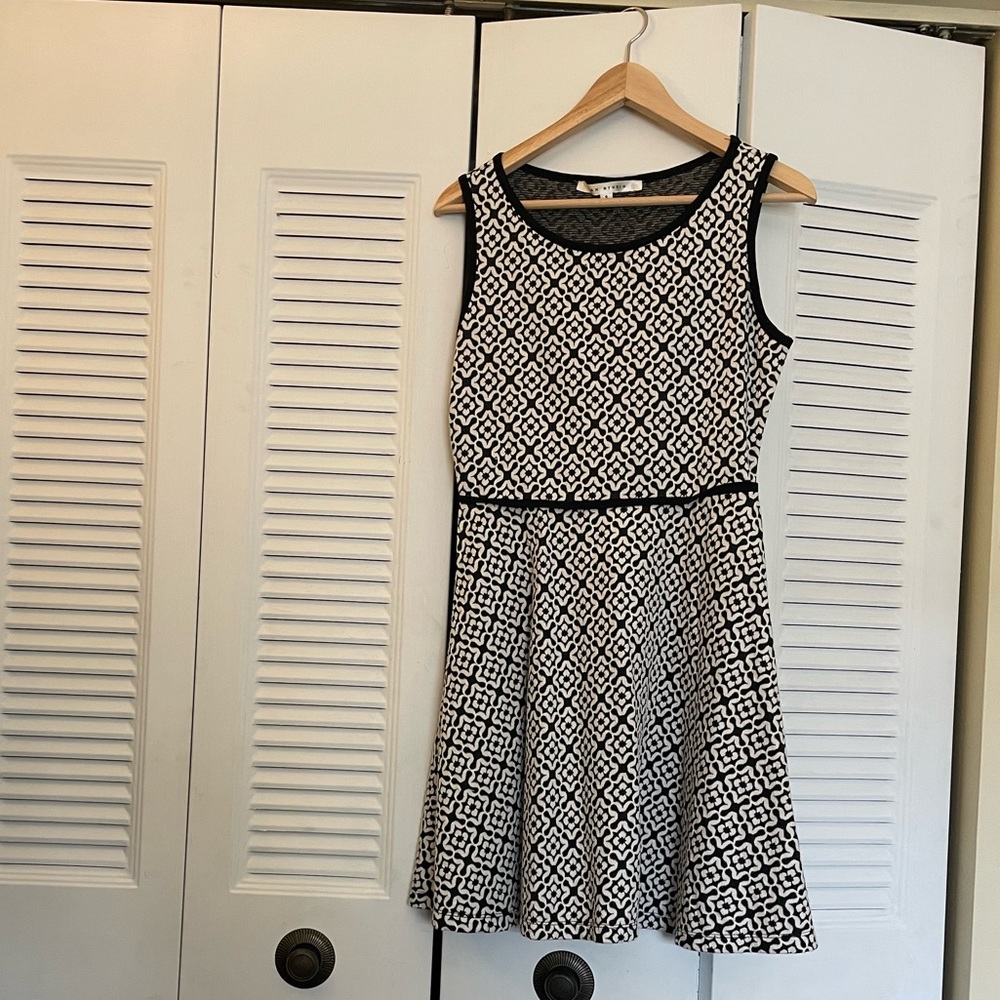 Max Studio Black and White Dress
